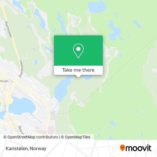 Karistølen map