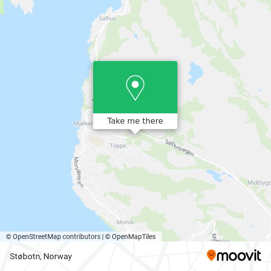 Støbotn map