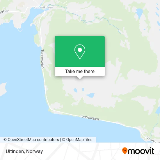 Ultinden map