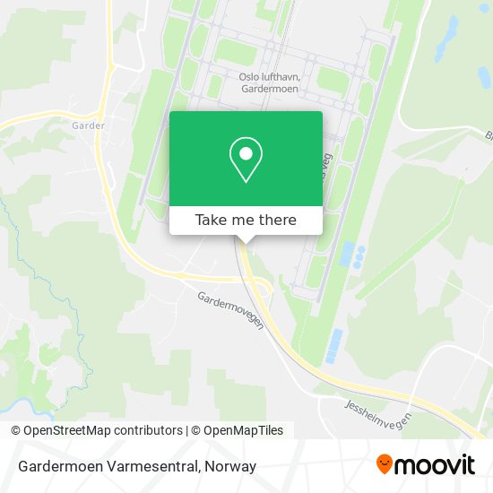 Gardermoen Varmesentral map