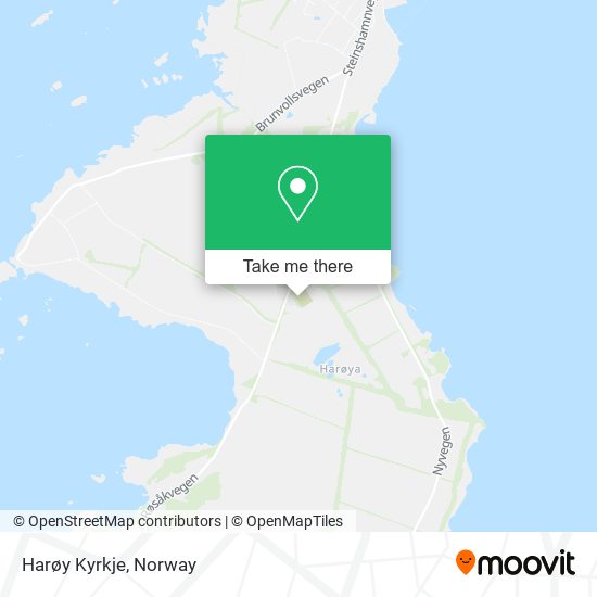 Harøy Kyrkje map