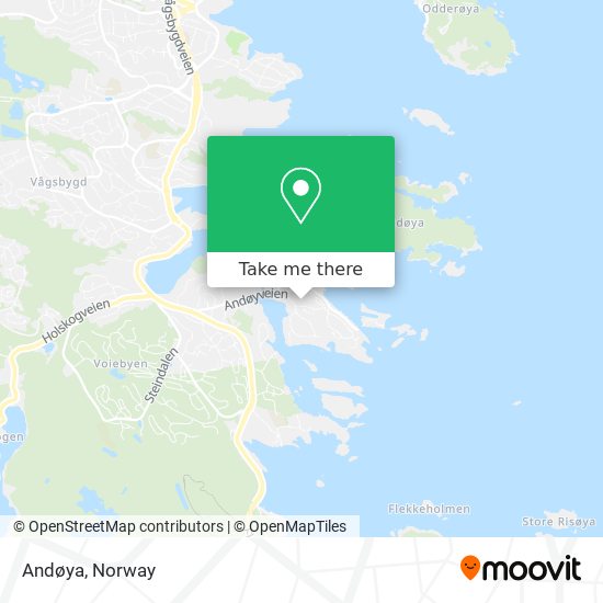 Andøya map