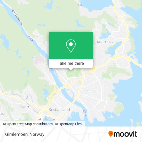 Gimlemoen map