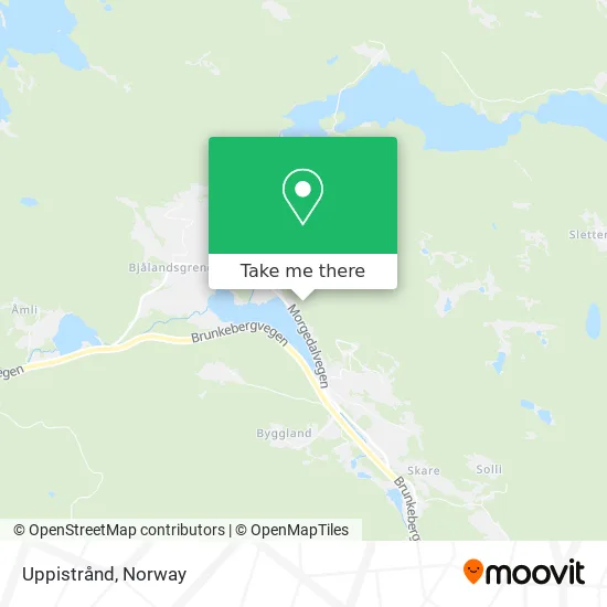 Uppistrånd map