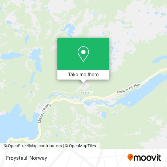 Frøystaul map