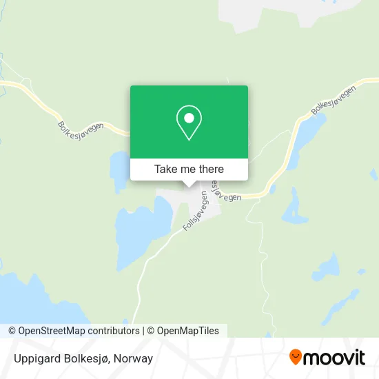 Uppigard Bolkesjø map