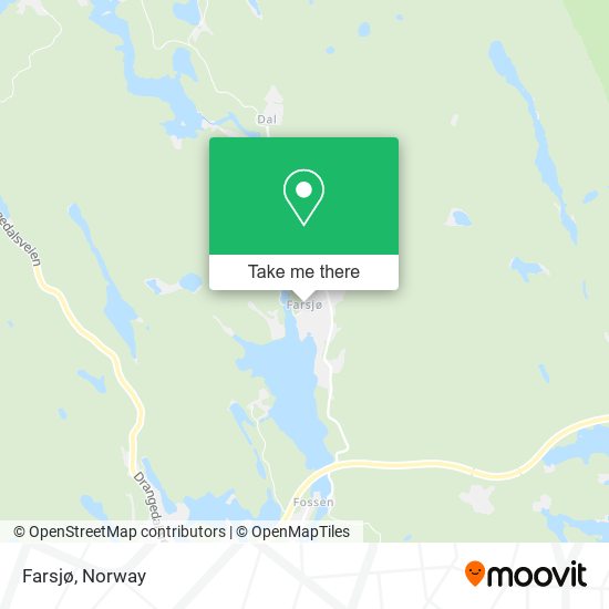 Farsjø map