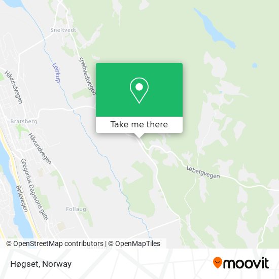 Høgset map