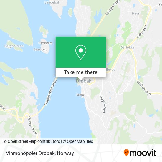 Vinmonopolet Drøbak map