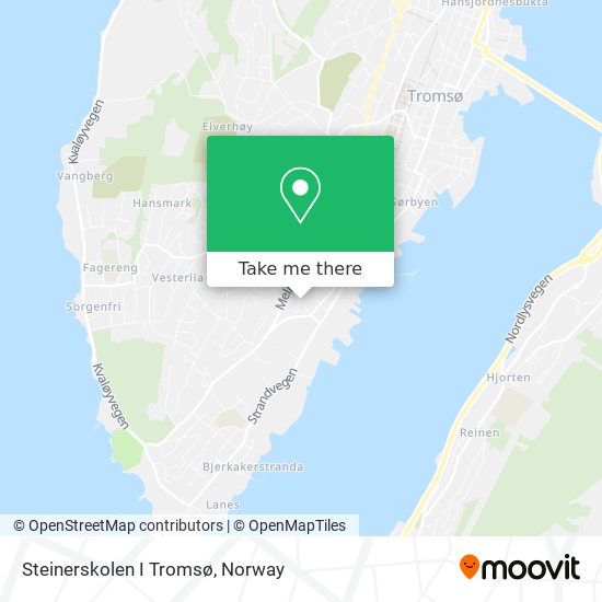 Steinerskolen I Tromsø map