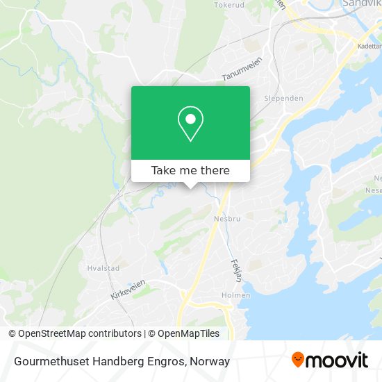 Gourmethuset Handberg Engros map