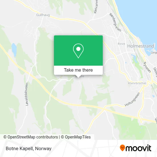 Botne Kapell map