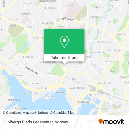 Holbergs Plads Legesenter map