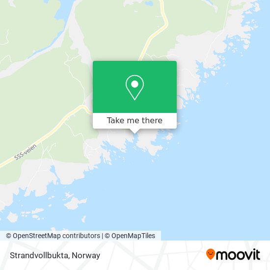 Strandvollbukta map