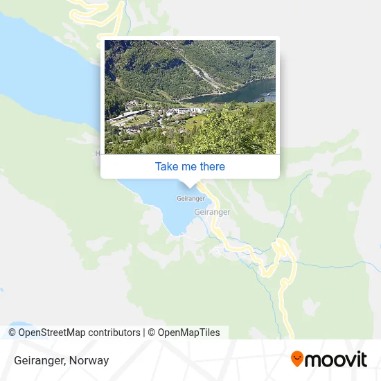 Geiranger map