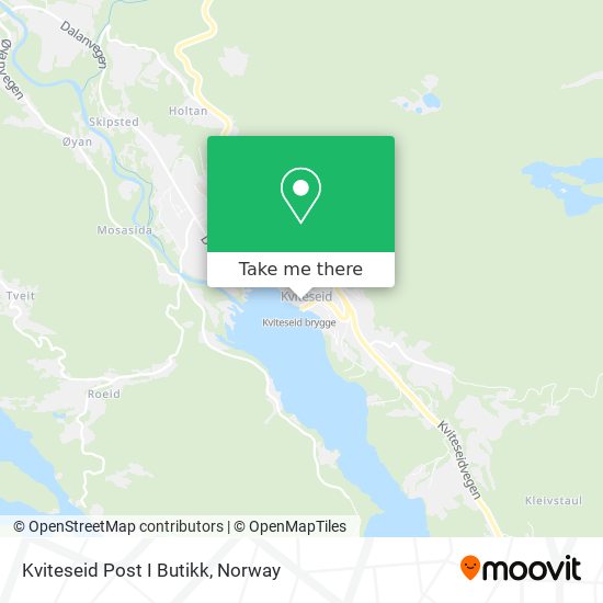Kviteseid Post I Butikk map