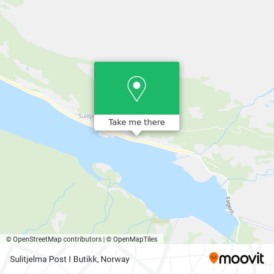 Sulitjelma Post I Butikk map