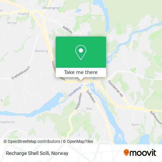 Recharge Shell Solli map