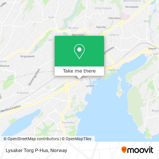Lysaker Torg P-Hus map