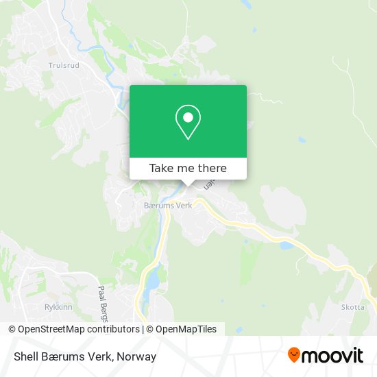 Shell Bærums Verk map