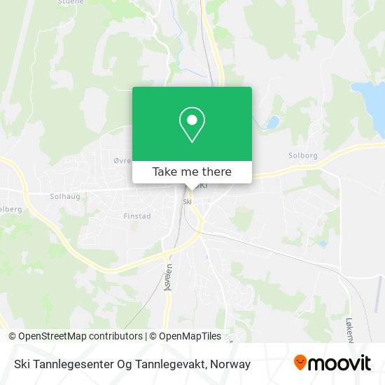 Ski Tannlegesenter Og Tannlegevakt map