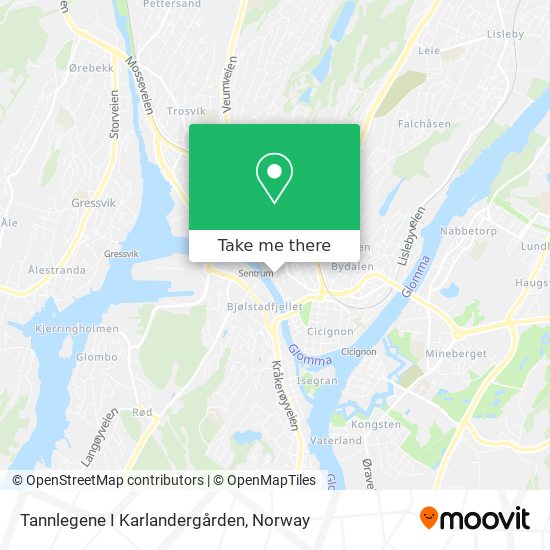 Tannlegene I Karlandergården map