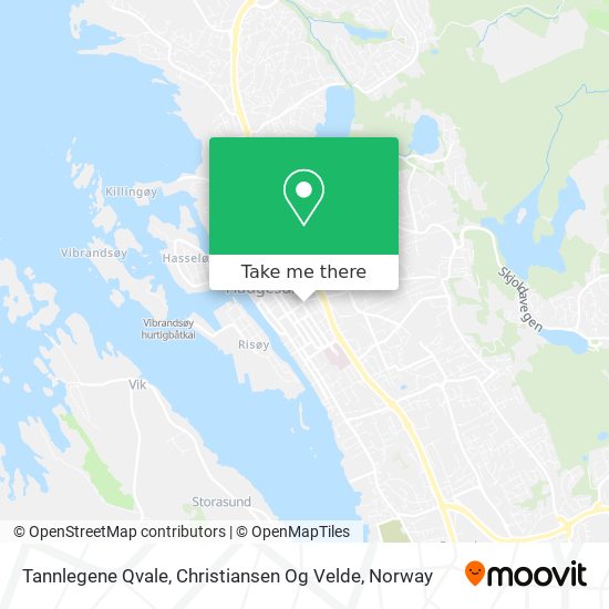 Tannlegene Qvale, Christiansen Og Velde map