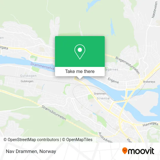 Nav Drammen map