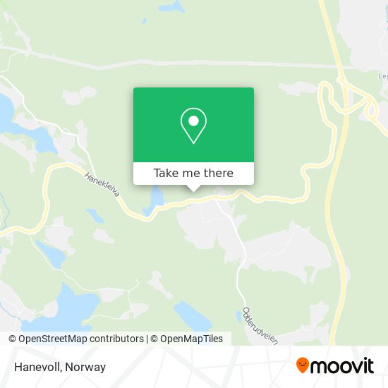Hanevoll map
