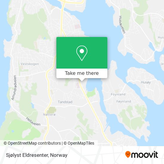 Sjølyst Eldresenter map