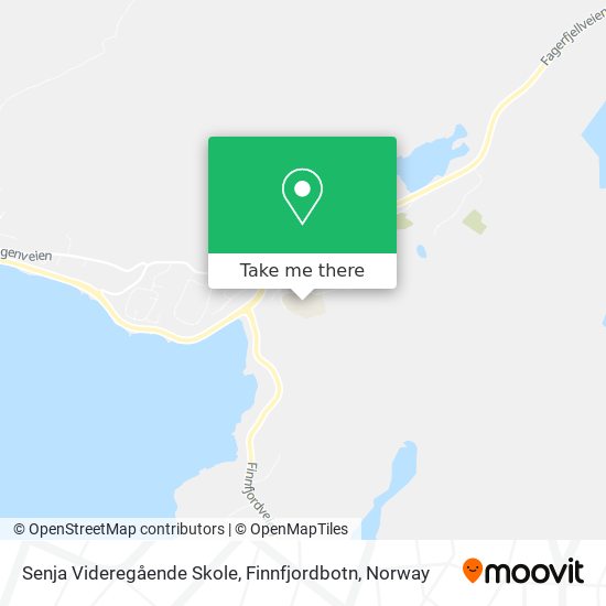 Senja Videregående Skole, Finnfjordbotn map