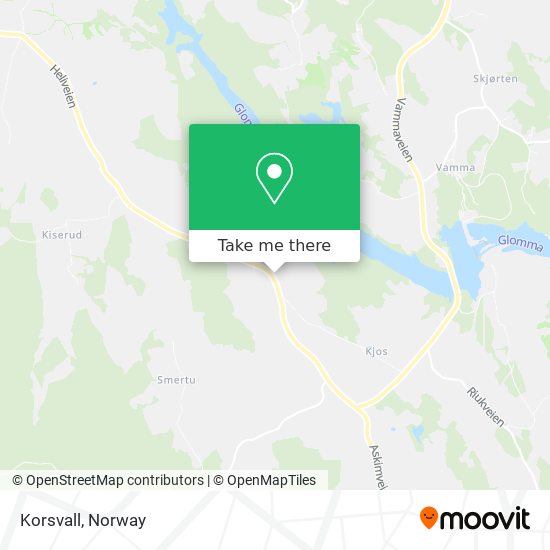 Korsvall map