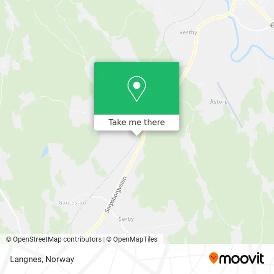 Langnes map