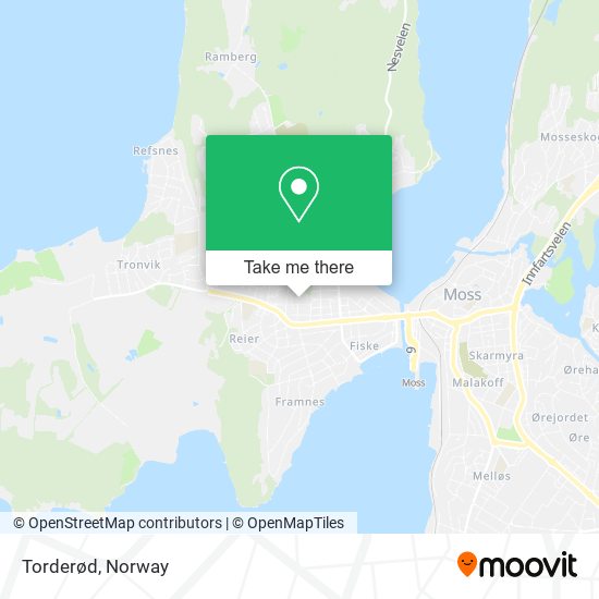 Torderød map