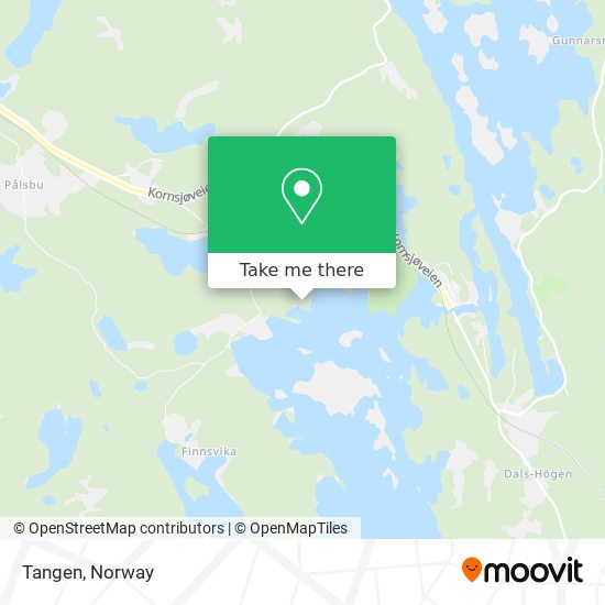 Tangen map