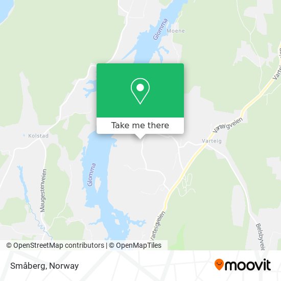 Småberg map