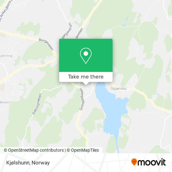 Kjølshunn map