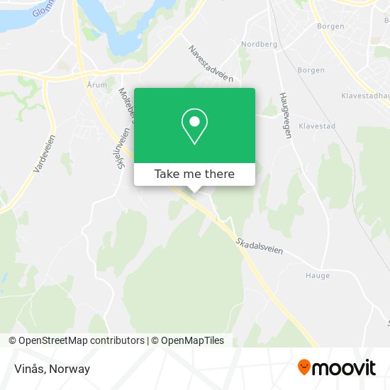 Vinås map