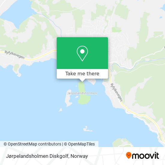 Jørpelandsholmen Diskgolf map