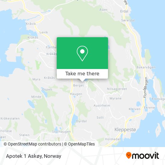 Apotek 1 Askøy map