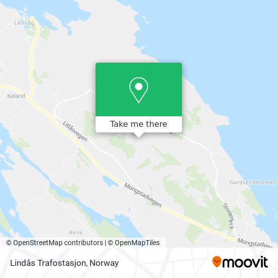 Lindås Trafostasjon map