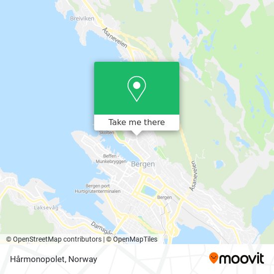 Hårmonopolet map