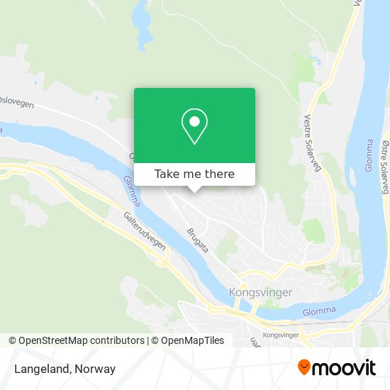 Langeland map