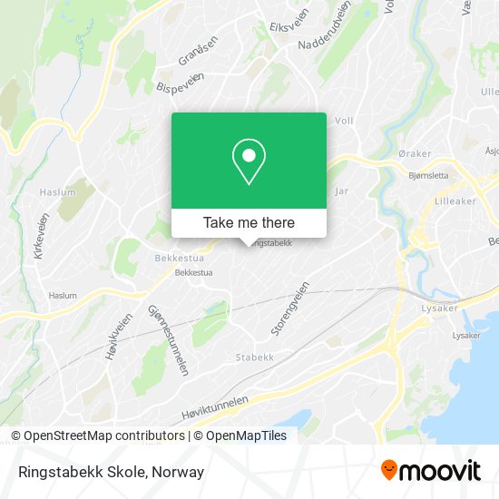 Ringstabekk Skole map