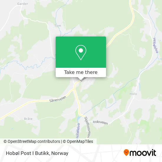 Hobøl Post I Butikk map