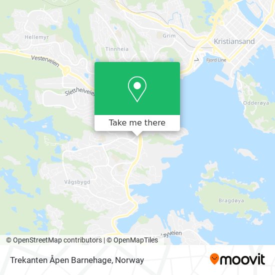 Trekanten Åpen Barnehage map