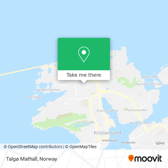 Talgø Mathall map
