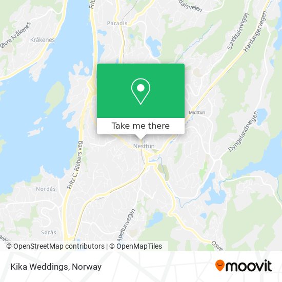 Kika Weddings map