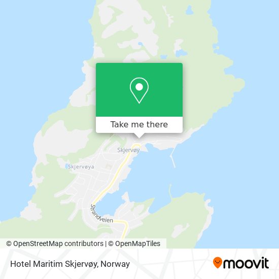 Hotel Maritim Skjervøy map