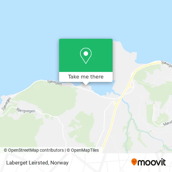 Laberget Leirsted map